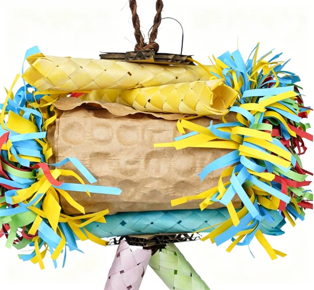 Colorful Foraging Shredder Toy for Parrots