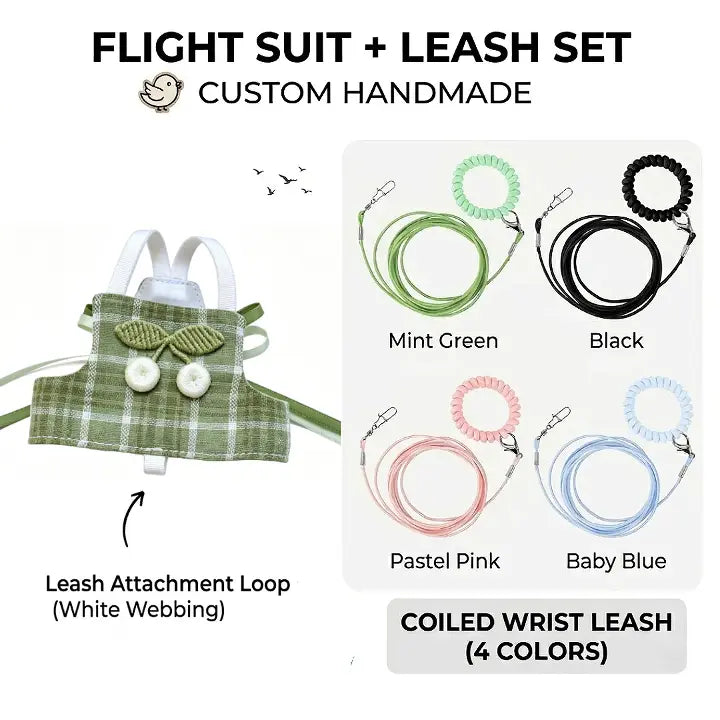 The Meadow & Vintage Botanical Bird Flight Harness