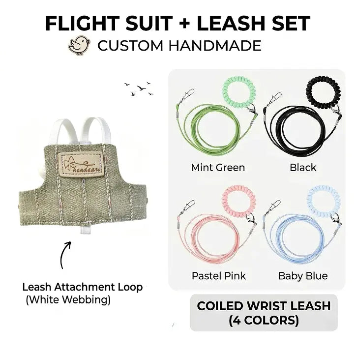 The Meadow & Vintage Botanical Bird Flight Harness