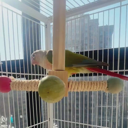 Interactive Spinning Bird Perch