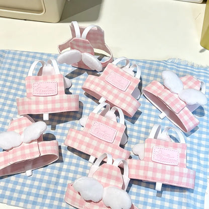 Bespoke Gingham Parrot Flight Suit & Leash Set
